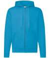 SS16M 62062 Classic Zip Through Hooded Sweat Azure colour image